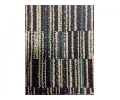 12' x 15' Commercial Carpet Black/Tan/Green Multi Color